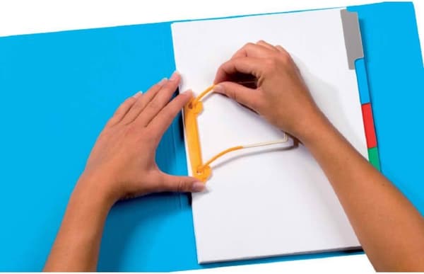 A4 dokumentmappe med klips