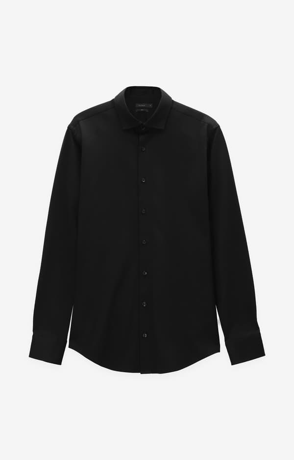 Slim fit strikskjorte L