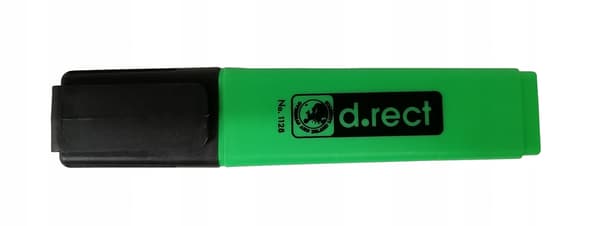 D.RECT ​​​​HIGHLIGHTER GRØN markør