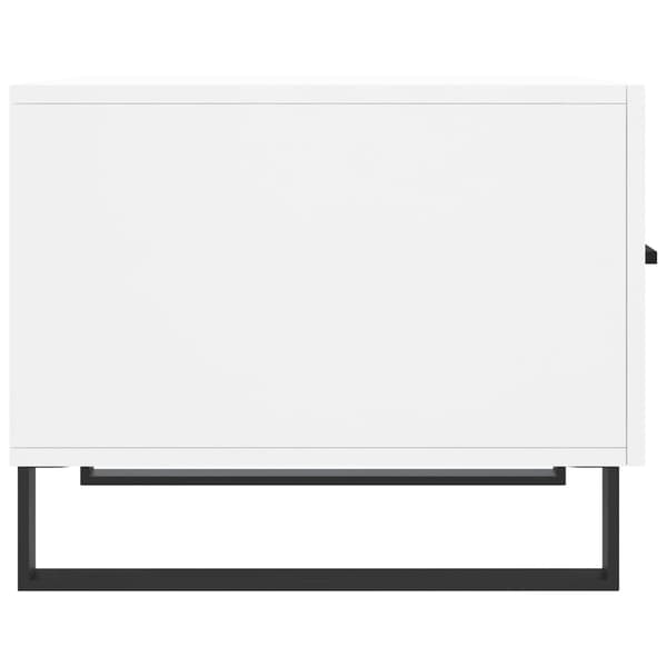 vidaXL Soffbord, Vitt, 50x50x40 cm, Träbaserat Material