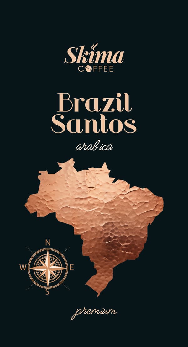 Malet kaffe 500g Brazil Santos 100% arabica Nyrostat