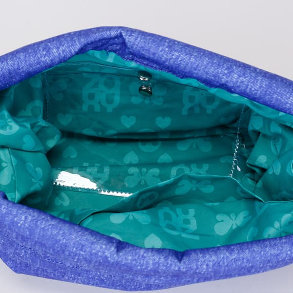 Zaxy ZZ0016 strandtaske blå plastikpose let sommer stilfuld