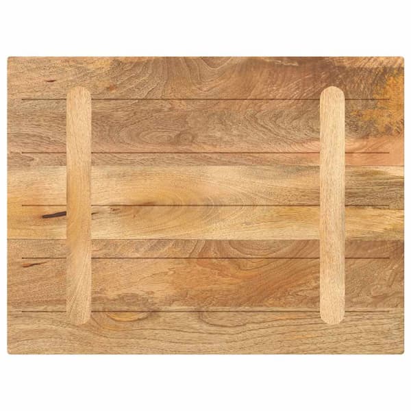 vidaXL bordplade 90x60x3,8 cm rektangulær massiv mangotræ