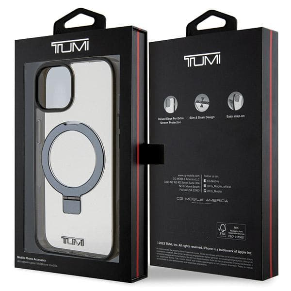 Tumi Ring Stand Magsafe Fodral till iPhone 15, Vit
