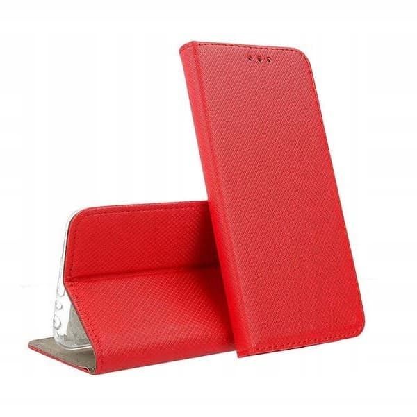 Flipfodral till Huawei P30 Lite Rött + 9H GLAS