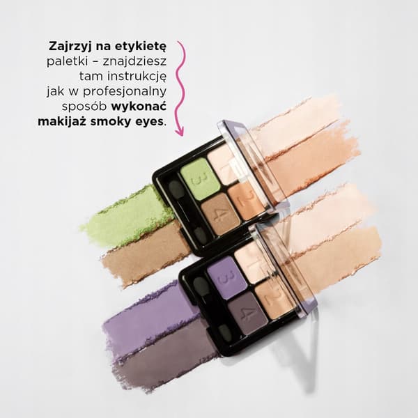 Eveline Cosmetics Quattro -luomiväripaletti 4 sävyä nro 07