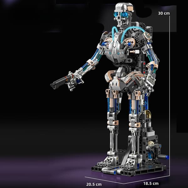MJI 13091 - Rörlig mekanisk robot Cyborg Technic LED, 692 st.