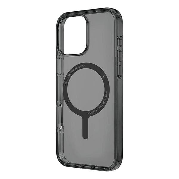 UNIQ Clario-etui til iPhone 16 Pro, røgfarvet