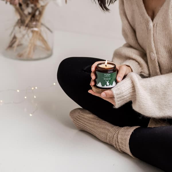 Ho Ho Ho! Julekrydderduftlys - YUSH - 120ml