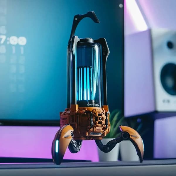 GravaStar Supernova skadad gul trådlös Bluetooth-högtalare