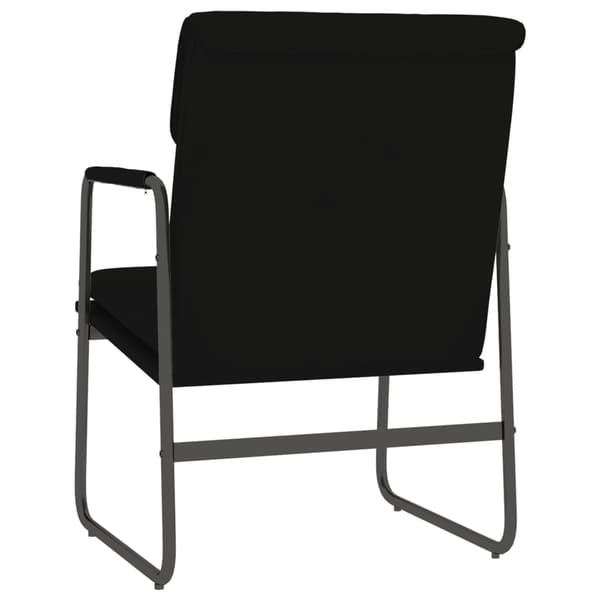 vidaXL loungestol, sort, 55x64x80 cm, kunstlæder