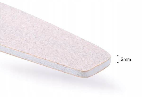 Aba Group SÄKER FÖRPACKNING Halvmånefil 100/180 Slim - Flamingo, 500 stycken