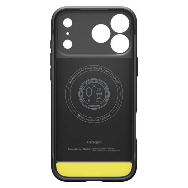 iPhone 17 Pro Mat Rugged Armor MagSafe -suojakuori - mattamusta