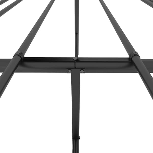 vidaXL metalsengestel sort 140x200 cm