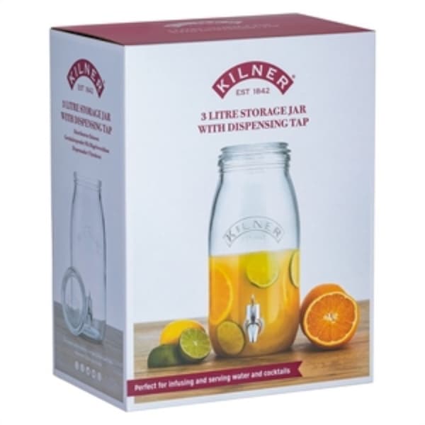 3-liters drikkevaredispenser i gaveæske / Kilner