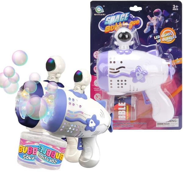 Batteridriven bubbelrymdpistol
