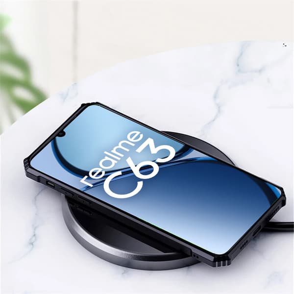 Etui til Realme C63, AntiDrop Hybrid, Sort