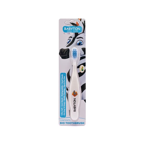Zebra-hammasharja 12 kk+ BIO Babyton