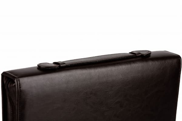 Elegant Tizano BW04 konferencemappe - A4-format med lommeregner og ring