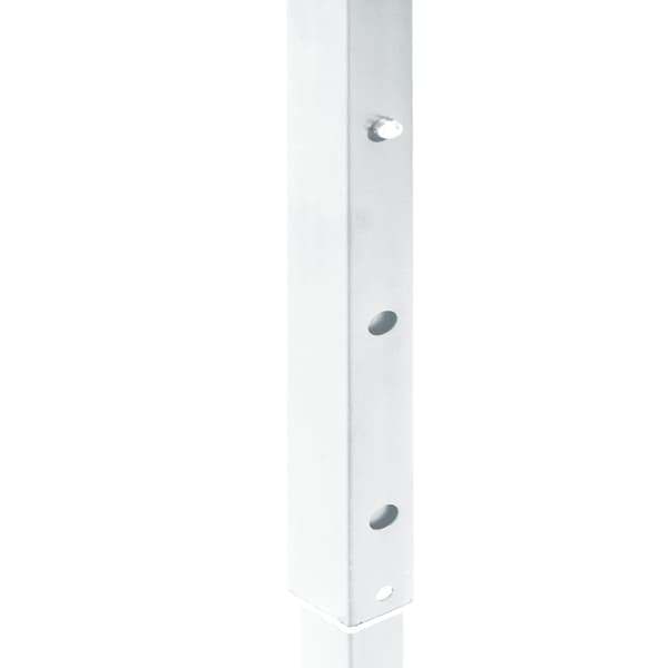 vidaXL foldbart festtelt med sider, cremefarvet, 2x2 m