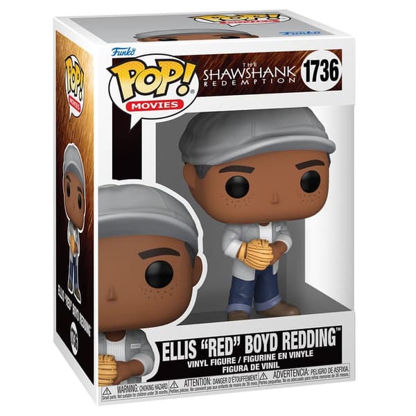 Funko POP The Shawshank Redemption 1736 Ellis "röda" Boyd Redding Samlarfigur