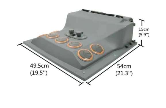 Airconditionfordamper 12V / 24V universal