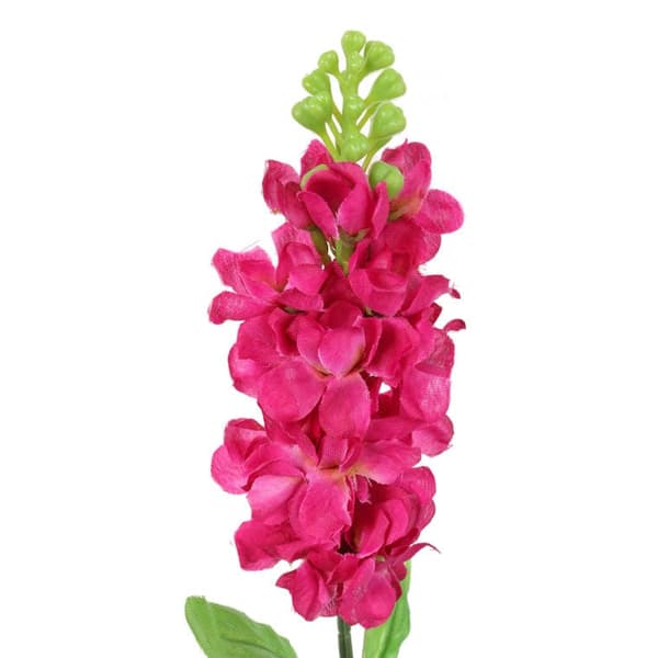 En gren af ​​kunstig gillyflower, lyserød, 55 cm
