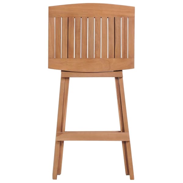 vidaXL foldbare barstole 4 stk. massivt teaktræ