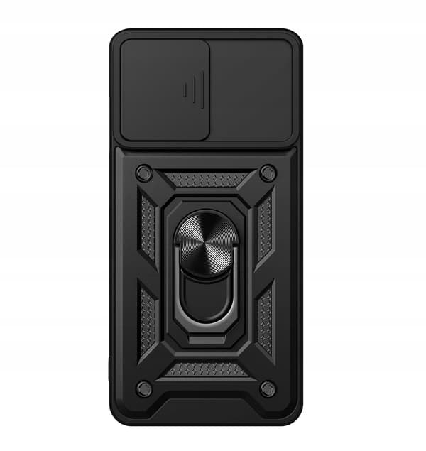 Etui til IPHONE 16 PLUS DEFENDER CAMERA ARMOR SLIDE RING + GLAS