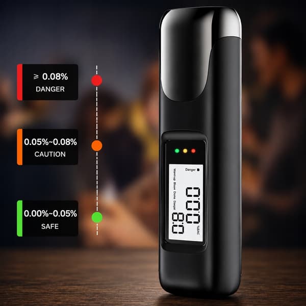 Digital alkometer Bærbar lommealkometer ABS High KB