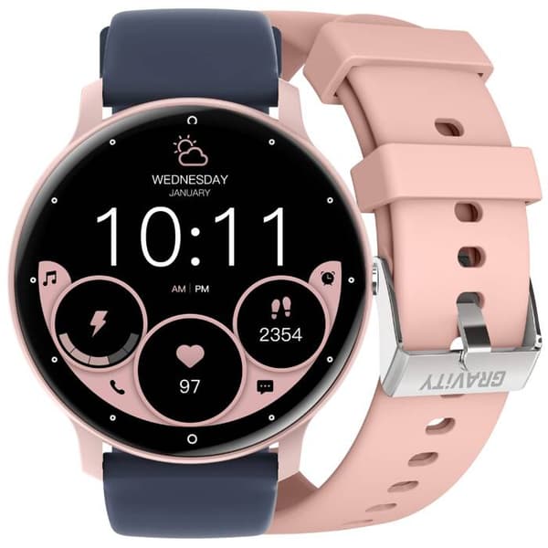 SMARTKLOCKA UNISEX GRAVITY GT1-7 PRO - BLUETOOTH-SAMTAL, EXTRA REM (sg027g)