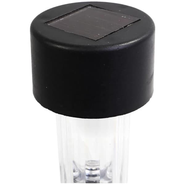 Solcellslampa med skymningssensor - Vit LED, 31 cm
