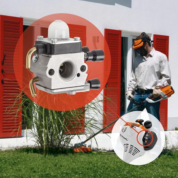 Karburator STIHL FS38 FS45 FS55 FS80 FS85 NY + JUSTEREDE PAKNINGER