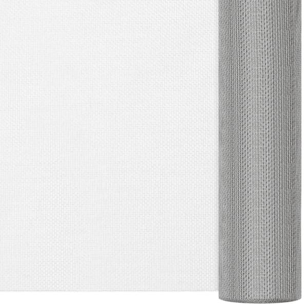 vidaXL Rostfritt stålnät 60 x 2000 cm silver