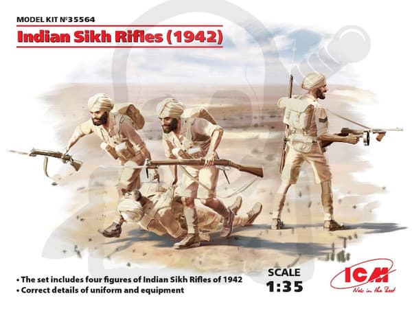 ICM35564 Indiska sikhiska gevär 1942 4 siffror
