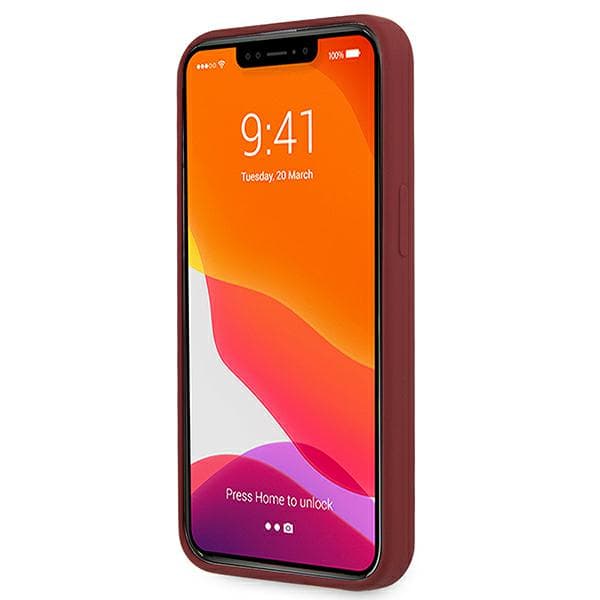 Mercedes Silikone Line Etui til iPhone 13 mini, Rød