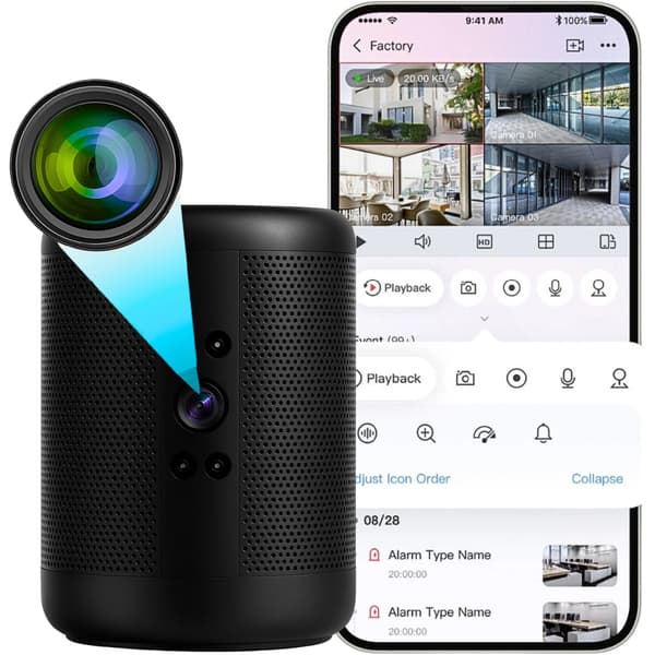 Minikamera BS02 WiFi-kaiuttimessa