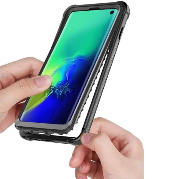 Stødsikkert cover til Samsung Galaxy S10+ Plus, uden folie, sort