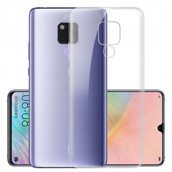GENOMSKINNLIGT BAKSIDSKAL FÖR HUAWEI MATE 20 + GLAS
