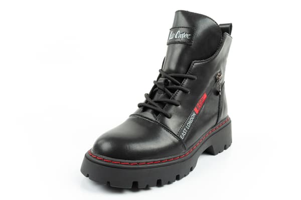 Lee Cooper Læder Sort LCJ-25-01-3754L] årgang 38