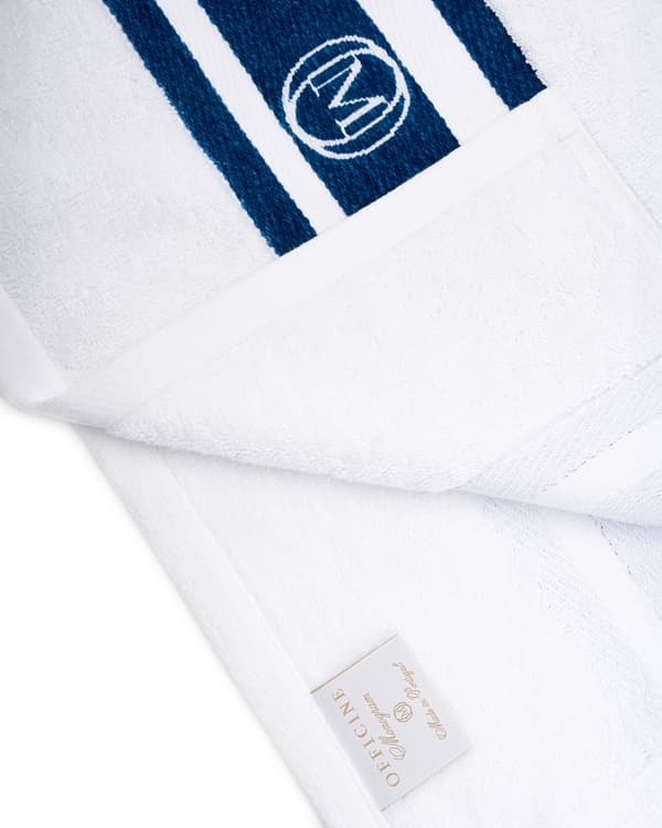 Monogram Linea Handduk 50x100cm Marinblå / Officine Monogram