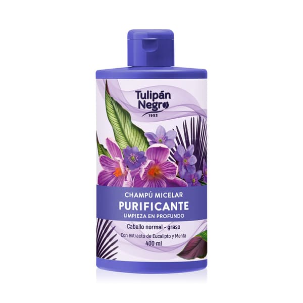 Tulipan Negro rensende micellarshampoo 400ml