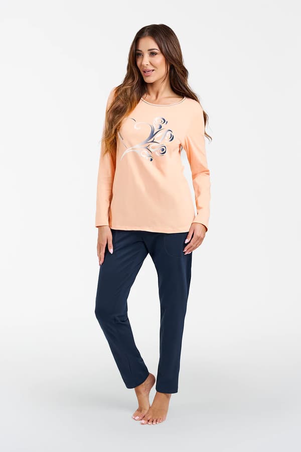 Arietta dampyjamas långärmad, långbyxor XL