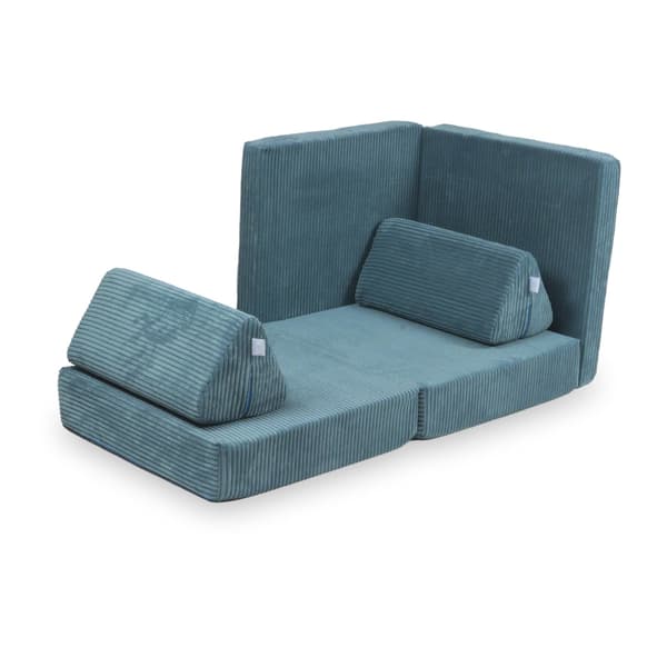 Montessori Comfort Mini -leikkisohva, sametti, sininen