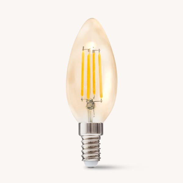 Flame Rak LED-lampa 4,2W E14