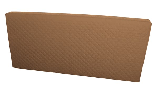 BEIGE QUILTAT MADRASSÖVERDRAG 200x210x18