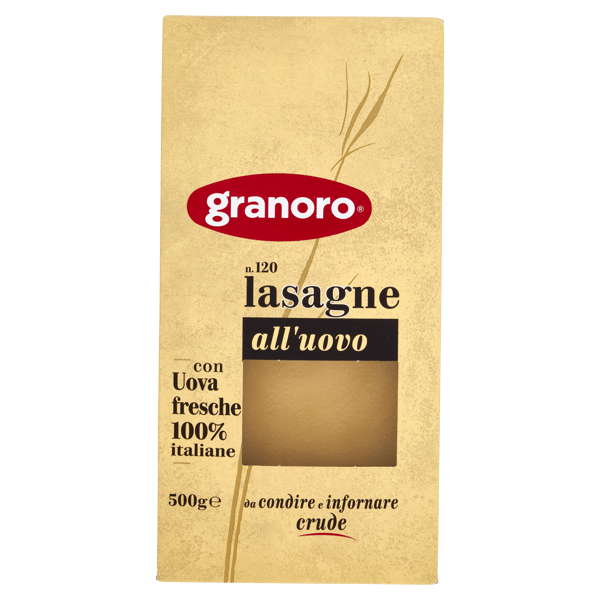Macaron Lasagne Egg N.120 500g - Granoro