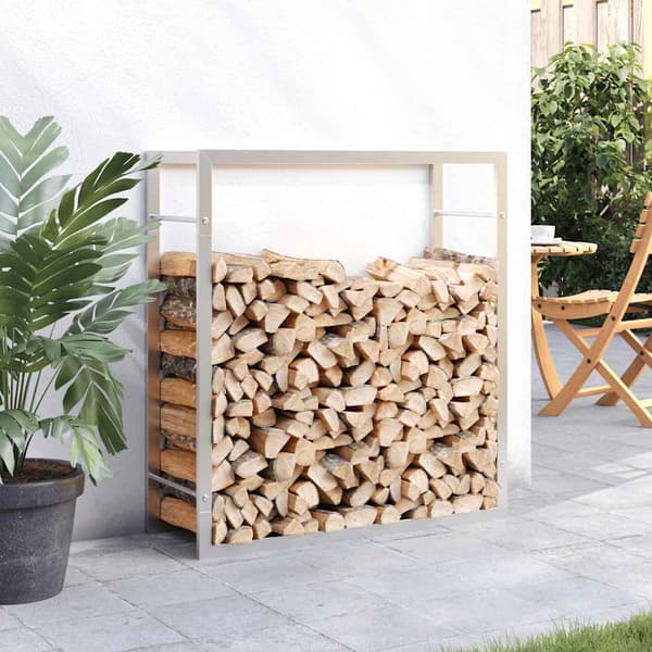 vidaXL brænderist 80x28x86 cm rustfrit stål