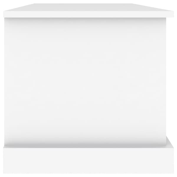 vidaXL kommode, hvid, 70x40x38 cm, træbaseret materiale
