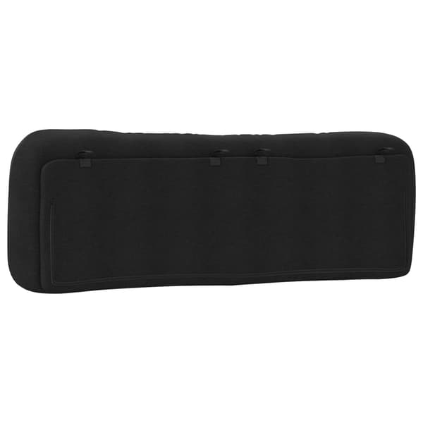 vidaXL hovedgærdehynde, sort, 160 cm, stof
